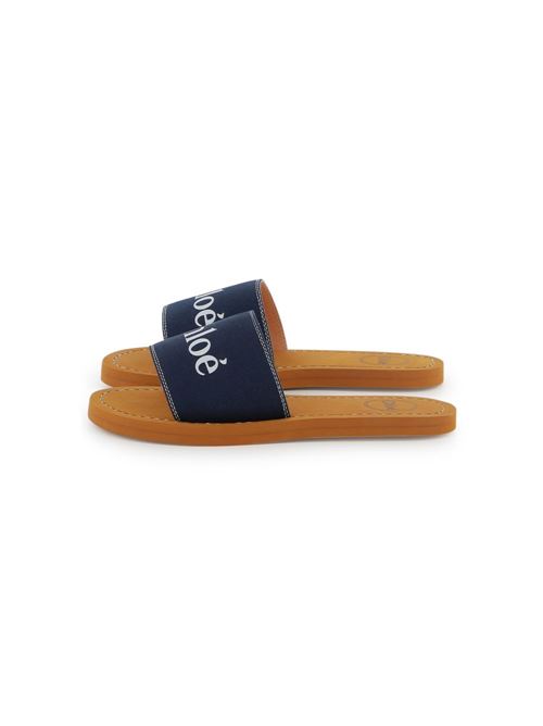 Ciabatta bambina con logo Chloe' Kids | C20507859